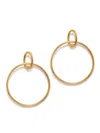 Jaredjamin Women's Gold Everly Dangle Hoop Post Earrings In Gold