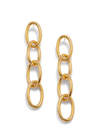 Jaredjamin Women's Gold Everly Drop Chain Post Earrings