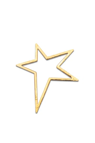 Jaredjamin Women's Gold Large Shooting Star Pendant Charm
