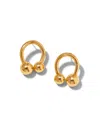 Jaredjamin Women's Gold Lucky Orbita Post Earrings