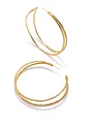 Jaredjamin Women's Gold Mimi Hoop Post Earrings