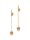 Jaredjamin Women's Gold Orbita Swing Hook Earrings