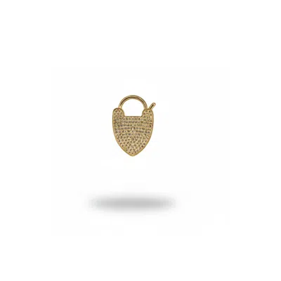 Jaredjamin Women's Gold Pavé Padlock Clasp