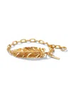 Jaredjamin Women's Gold Plume Bracelet