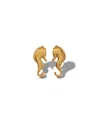 Jaredjamin Women's Gold Sea Scooter Post Earrings