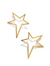 Jaredjamin Women's Gold Shooting Star Dust Post Earrings