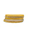 Jaredjamin Women's Gold / Silver Jubilee Silver & Gold Bangle Stack