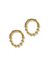 Jaredjamin Women's Gold Small Orbita Amari Post Earrings