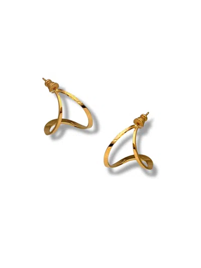 Jaredjamin Women's Gold Tabby Earrings