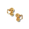 Jaredjamin Women's Gold Uptown Orbita Clip On Earrings