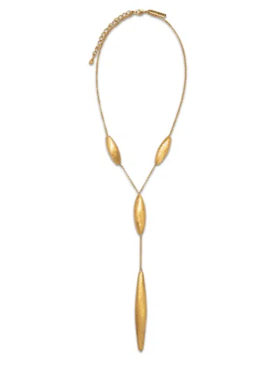 Jaredjamin Women's Gold Zeppelin Y-necklace