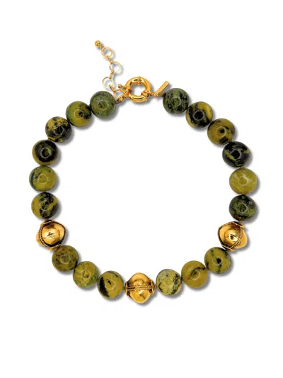 Jaredjamin Women's Green Moss Maiden Necklace
