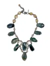 Jaredjamin Women's Green Versailles Vixen Jasper Necklace