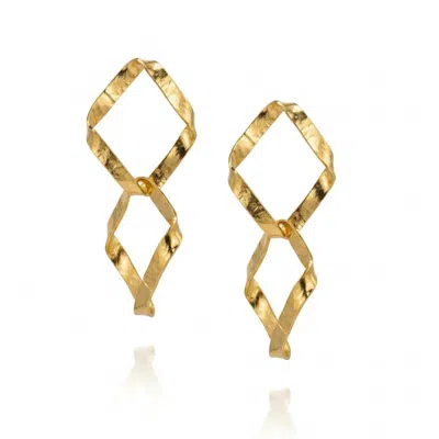 Jaredjamin Women's Kira Gold Plated Dangle Earrings