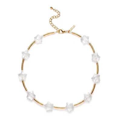 Jaredjamin Women's Liberty Gemstone Necklace - White In Gold