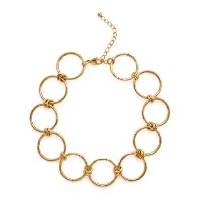 Jaredjamin Women's Olympia Gold Ring Choker