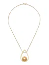 Jaredjamin Women's Orbita Swing Gold Pendant Necklace