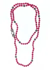 Jaredjamin Women's Pink Prying Panthers Necklace In Pink