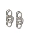 Jaredjamin Women's Silver Billie Drop Post Earrings
