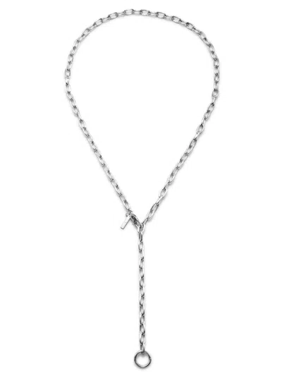 Jaredjamin Women's Silver Chain Reaction Necklace