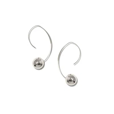 Jaredjamin Women's Silver Cherry Hook Earrings