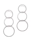 Jaredjamin Women's Silver Lindy Links Post Earrings
