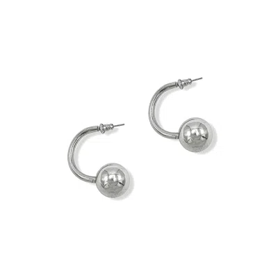 Jaredjamin Women's Silver Orbita-u Post Earrings
