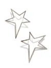 Jaredjamin Women's Silver Shooting Star Dust Post Earrings