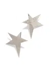 Jaredjamin Women's Silver Shooting Star Stud Post Earrings
