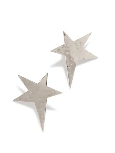 Jaredjamin Women's Silver Shooting Star Stud Post Earrings