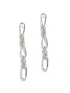 Jaredjamin Women's Silver Skyler Chain Post Earrings