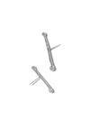 Jaredjamin Women's Silver Stix Post Earrings