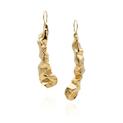 Jaredjamin Women's Solange Hand-formed Gold Drop Earrings