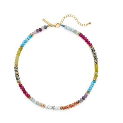 Jaredjamin Women's Taylor Beaded Necklace Dalmatian In Multi