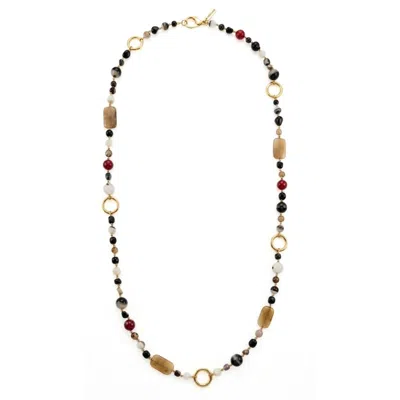 Jaredjamin Women's Via Condotti Necklace In Red/yellow