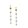 Jaredjamin Women's White Nora Dangle Pearl Earrings