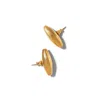 Jaredjamin Women's Zeppelin Gold Stud Post Earrings