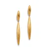 Jaredjamin Women's Zeppelin Isla Two Drop Gold Earrings