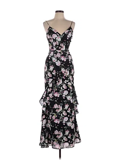 Pre-owned Jarlo Cocktail Dress In Black