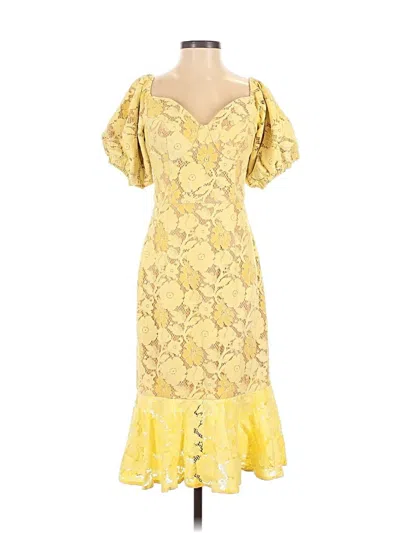 Pre-owned Jarlo Cocktail Dress In Yellow