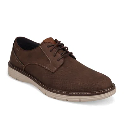 Jarman Mens Eldridge Casual Lace Up Oxford Shoe In Brown