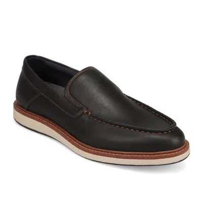 Jarman Mens Harris Casual Slip On Loafer Shoe In Black