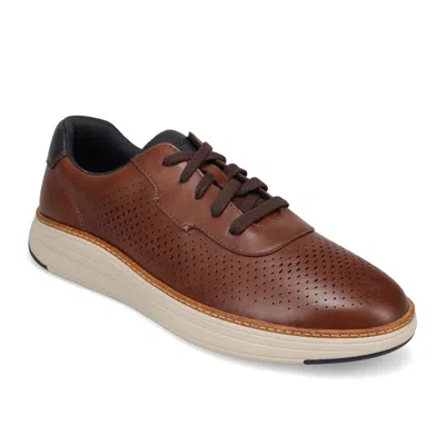 Jarman Mens Newell Casual Lace Up Sneaker In Brown