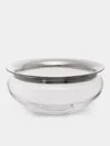 Jarosinski & Vaugoin Coated Sterling Silver Glass Bowl  Abask Luxury Gift