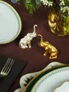 Jarosinski & Vaugoin Elephants Sterling Silver And Gold Vermeil Salt And Pepper Mills (set Of 2)  Aba