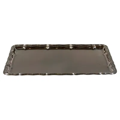 Pre-owned Jarosinski & Vaugoin Viennese Silver Art Déco Serving Platter By , Circa 1925