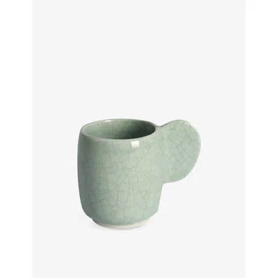 Jars Dashi Crackled Coffee Cup 6.5cm In Green
