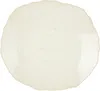 Jars Céramistes Off-white Xl Plume Plate In Nacre