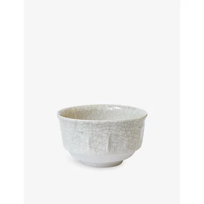 Jars Dashi Ceramic Bowl Quartz Craquele In White