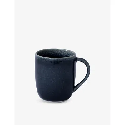 Jars Bleu Nuit Maguelone Glazed Stoneware Mug 10cm In Blue